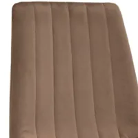 Scaun de bucătărie DecoPrim DC-90P N49 Catifea/ Brown Black photo 3