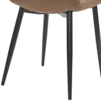 Scaun de bucătărie DecoPrim DC-90P N49 Catifea/ Brown Black photo 4