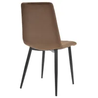 Scaun de bucătărie DecoPrim DC-90P N49 Catifea/ Brown Black photo 5