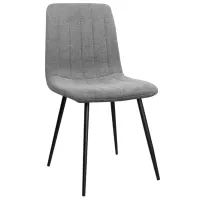 Scaun de bucătărie DecoPrim Stav Stofă/ Gray Black