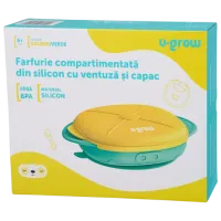 Farfurie U-GROW UG-239YE Unisex / 6+ luni / Blue photo 3