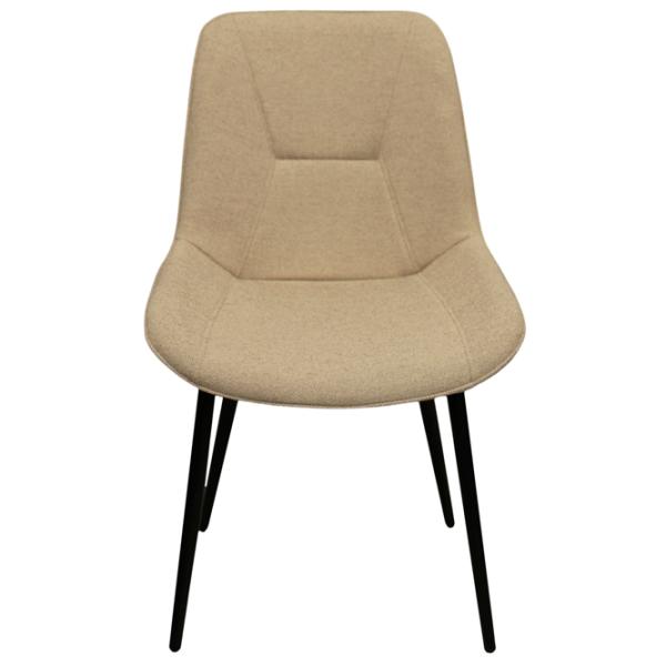 Scaun de bucătărie DecoPrim Alana Stofă/ Beige Black photo 3