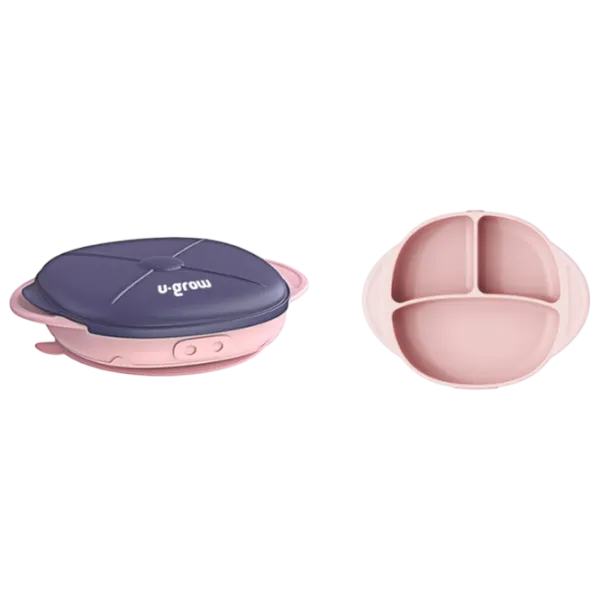Farfurie U-GROW UG-239PP Unisex / 6+ luni / Pink photo 5