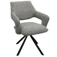 Scaun de bucătărie DecoPrim LORIS Stofă/ Gray Black