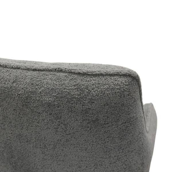 Scaun de bucătărie DecoPrim LORIS Stofă/ Gray Black photo 6