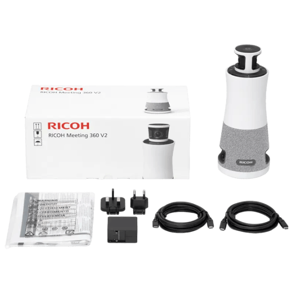 Camera de conferință Ricoh Meeting 360 V2  / White photo 5