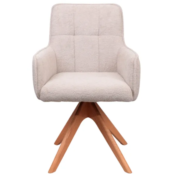 Scaun de bucătărie DecoPrim Benni Stofă/ Gray Beige photo 2