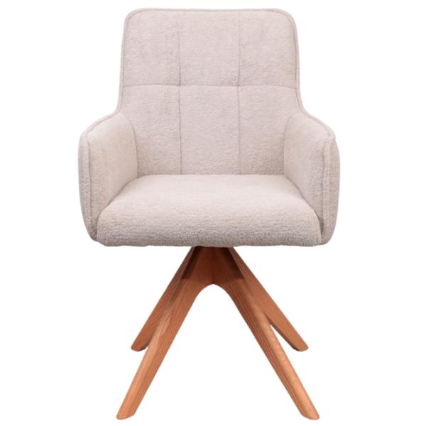 Scaun de bucătărie DecoPrim Benni Stofă/ Gray Beige photo 2