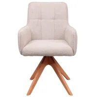 Scaun de bucătărie DecoPrim Benni Stofă/ Gray Beige photo 2