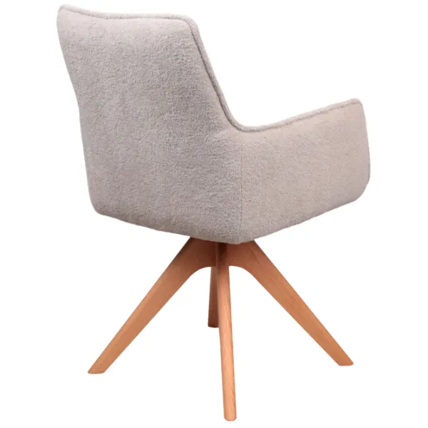 Scaun de bucătărie DecoPrim Benni Stofă/ Gray Beige photo 4