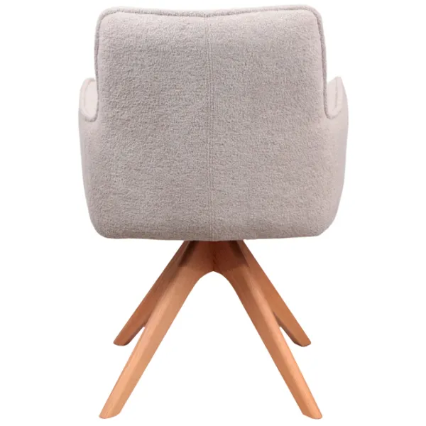 Scaun de bucătărie DecoPrim Benni Stofă/ Gray Beige photo 5