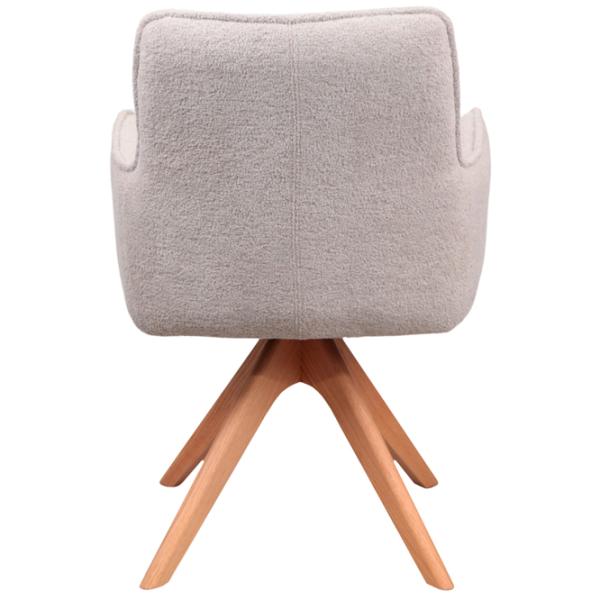 Scaun de bucătărie DecoPrim Benni Stofă/ Gray Beige photo 5