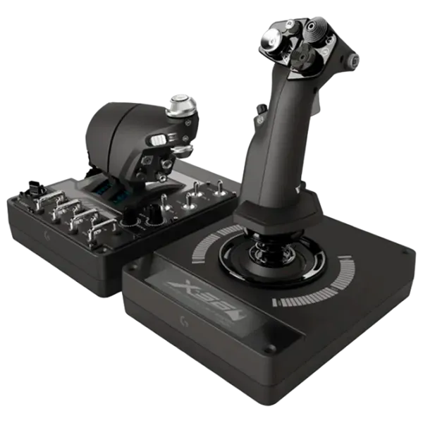 Joystick Logitech G X56 HOTAS Cu fir / 31 buttons / Black photo 2
