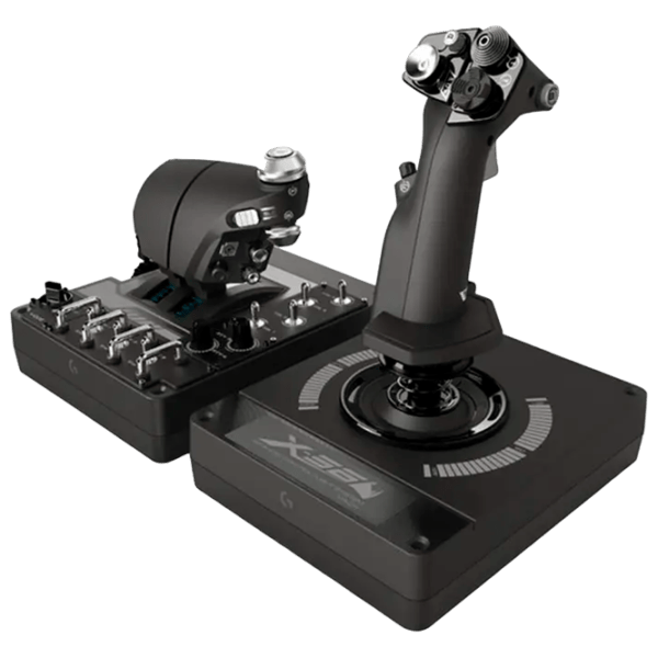 Joystick Logitech G X56 HOTAS Cu fir / 31 buttons / Black photo 2