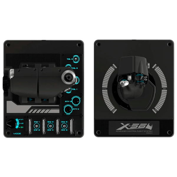Joystick Logitech G X56 HOTAS Cu fir / 31 buttons / Black photo 4