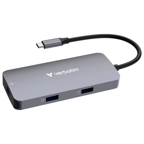 Adaptor Hub Verbatim CMH-05 USB Type-C / Silver photo 1