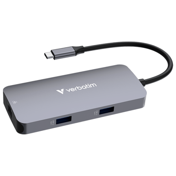 Adaptor Hub Verbatim CMH-05 USB Type-C / Silver photo 1