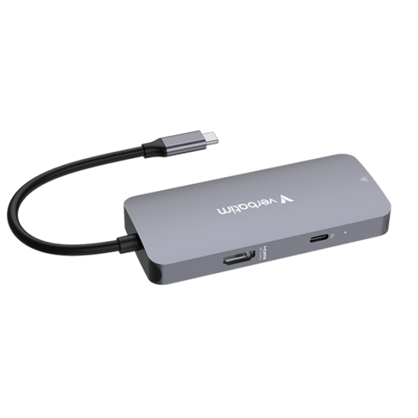 Adaptor Hub Verbatim CMH-05 USB Type-C / Silver photo 2