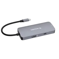 Adaptor Hub Verbatim CMH-05 USB Type-C / Silver photo 2