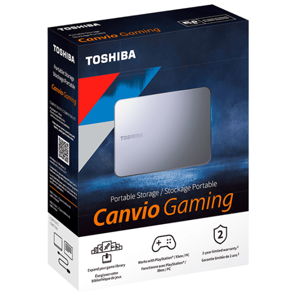 Unitate externă de stocare HDD Toshiba Canvio Gaming 1 TB  / Gray photo 2