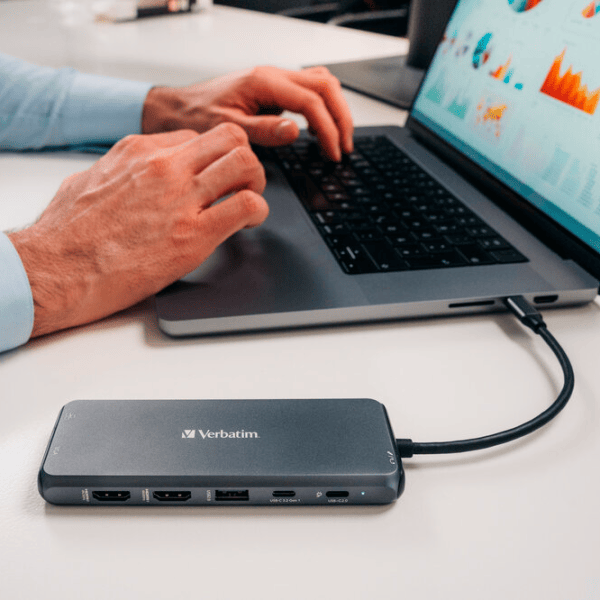 Адаптер Hub Verbatim CMH-14 USB Type-C / Серебряный photo 4