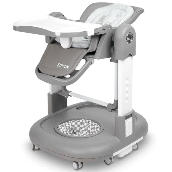 Scaun de masă Caretero Sitron (CT.228479) / 6 luni / Gray  photo 3