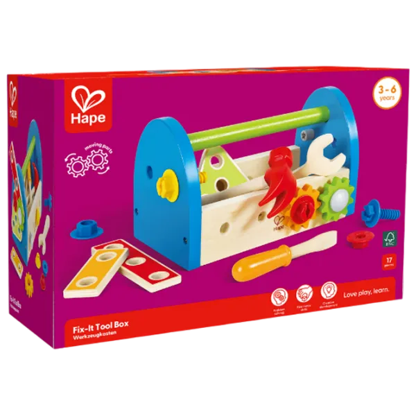 Joc de rol Hape Fix-It Tool Box 3+ / Set instrumente photo 4