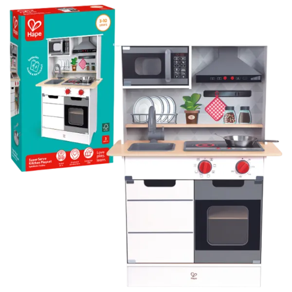Joc de rol Hape Super Serve Kitchen 3+ / Bucătărie photo 3