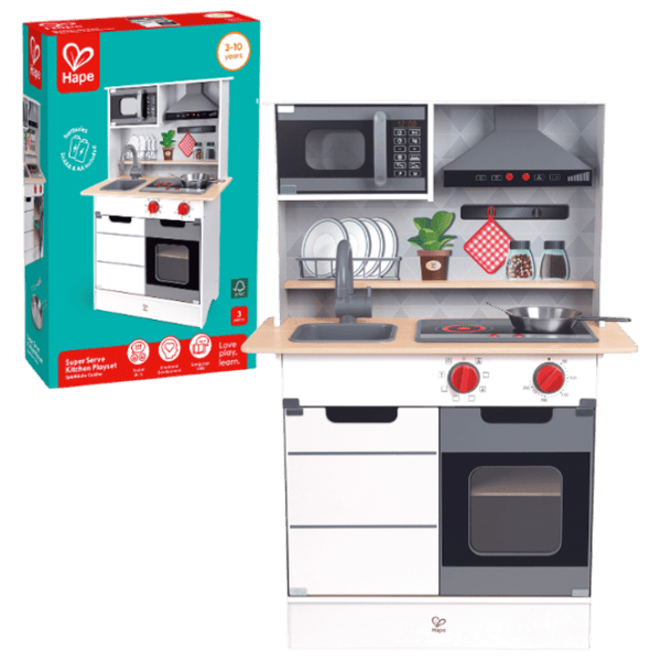Joc de rol Hape Super Serve Kitchen 3+ / Bucătărie photo 3