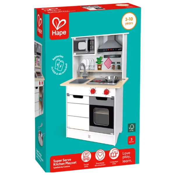 Joc de rol Hape Super Serve Kitchen 3+ / Bucătărie photo 7