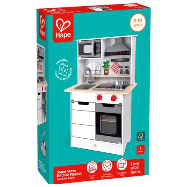Joc de rol Hape Super Serve Kitchen 3+ / Bucătărie photo 7