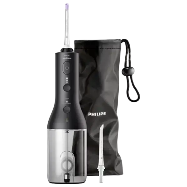Irigator bucal Philips HX3826/33 Cu apă sub presiune / Black photo 1