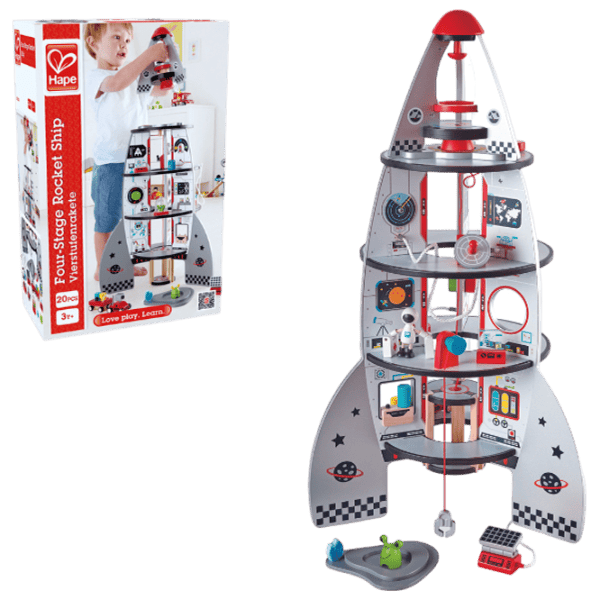 Ролевые игры Hape Four-Stage Rocket Ship 3+ / Космическая станция photo 1