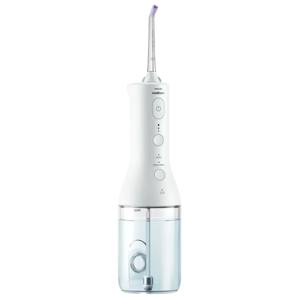 Irigator bucal Philips HX3826/31 Cu apă sub presiune / White photo 1