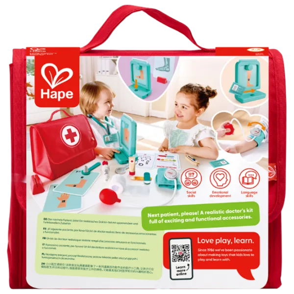 Ролевые игры Hape Little Doctor 3+ / Доктор набор photo 3