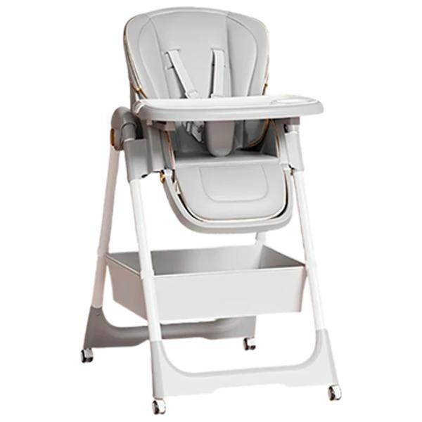 Стульчик для кормления 4Play D-805 (00-01073400) / 0 месяцев / Light Grey  photo 1
