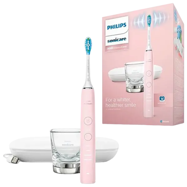 Periuță de dinți electrică Philips HX9911/21 2D / Pink photo 4