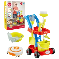 Ролевые игры Essa Toys Cleaning Troliey 3+ / Набор для чистки