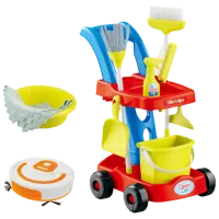 Joc de rol Essa Toys Cleaning Troliey 3+ / Set de curățare photo 2