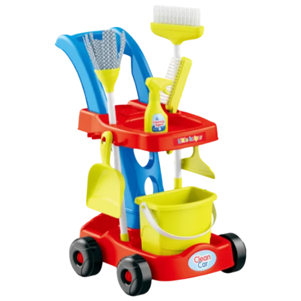 Ролевые игры Essa Toys Cleaning Troliey 3+ / Набор для чистки photo 3