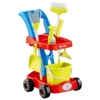 Joc de rol Essa Toys Cleaning Troliey 3+ / Set de curățare photo 3