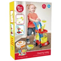 Joc de rol Essa Toys Cleaning Troliey 3+ / Set de curățare photo 5