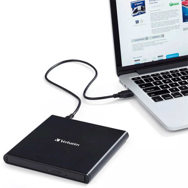 Unitate optică Verbatim External Slimline USB 2.0 / Black photo 5