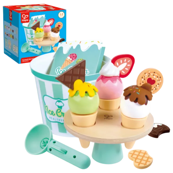 Ролевые игры Essa Toys Ice Cream Scoop Serve 3+ / Набор для мороженого  photo 1