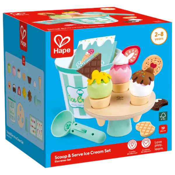 Ролевые игры Essa Toys Ice Cream Scoop Serve 3+ / Набор для мороженого  photo 8