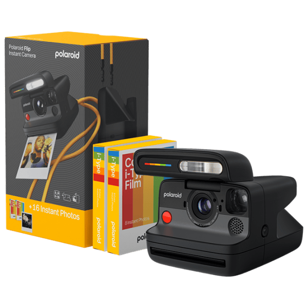 Cameră foto Polaroid Flip + Color Film Bundle Kit / Black photo 2