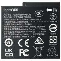 Acumulator pentru cameră action Insta360 Battery Black photo 3