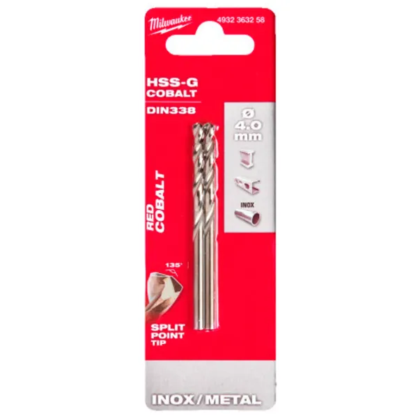 Сверло Milwaukee 4932363258 HSS-CO photo 1