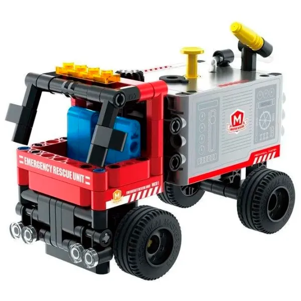 Конструктор XTech Bricks Mini Fire Truck With Water Spraying Транспорт/ Красный photo 4
