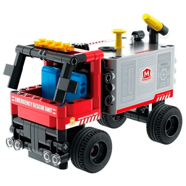 Конструктор XTech Bricks Mini Fire Truck With Water Spraying Транспорт/ Красный photo 4